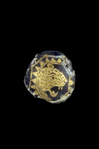 Medallion with the head of a leopard with open jaws